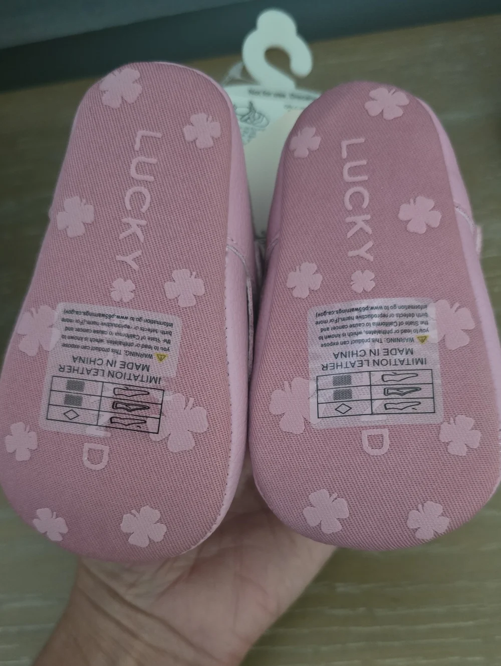 Lucky Brand Pink Bow Baby Mary Jane Shoes Nwt 6-9m